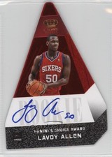 2012 Panini Preferred Panini's Choice Award Rookies 57/99 Lavoy Allen Auto 0z9