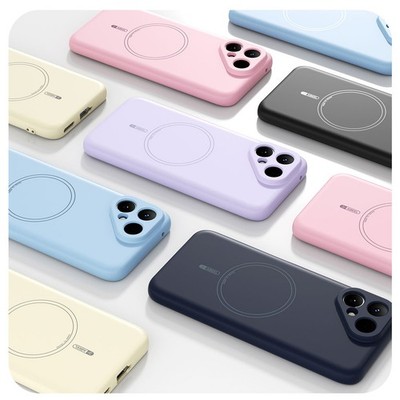 For Tecno Pova 7 Pro, Phone Case Magnetic Soft Liquid Silicone TPU Cover