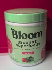 Bloom Nutrition Superfood Greens Powder Berry 48 Servings 
