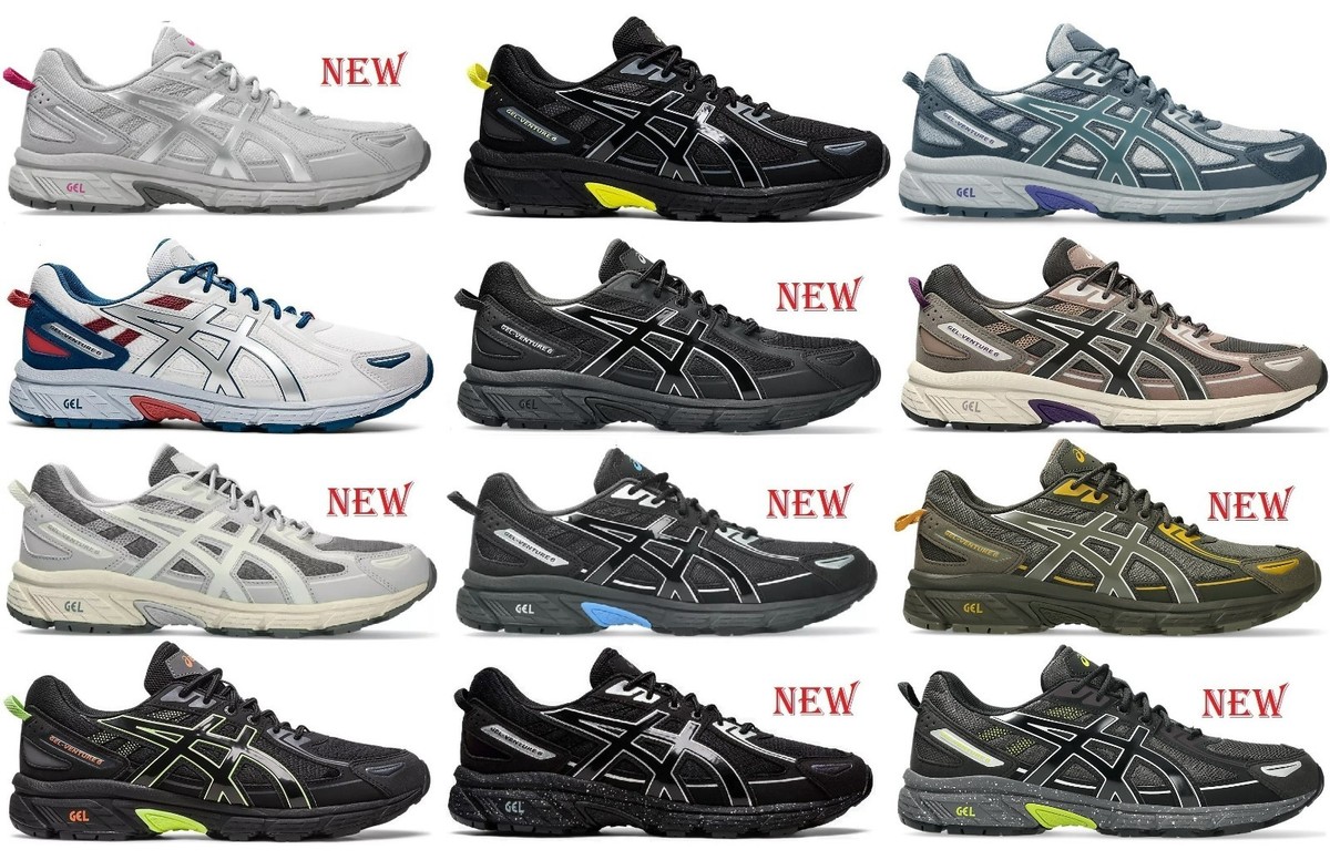 Asics Gel Venture 6 Shoes Men Women Gym Trail Running 7 8 Kayano