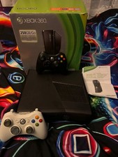 Xbox 360 Slim Console - Matte Black - Boxed - MINT - Tested & Working 250GB