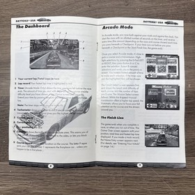DAYTONA USA Manual Only (SEGA SATURN) NTSC-U/C Black & White Original