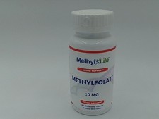High-Purity L-Methylfolate 10mg Chewables - Mood  Energy Boost In 90 Tablets