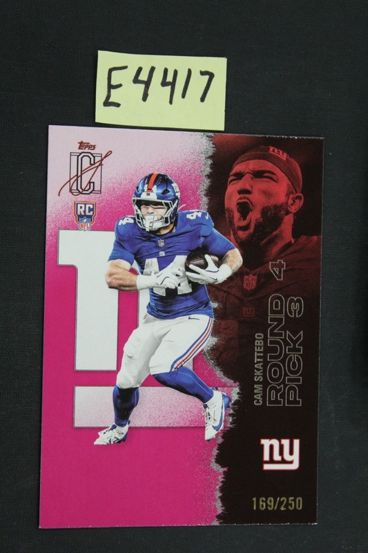 2025-26 Topps Signature Class RC Cam Skattebo #119 Magenta /250 (E4417