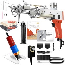 Tufting Gun Rug Making Starting Kit w/ Carpet Trimmer  Cut  Loop Pile 6420D2C