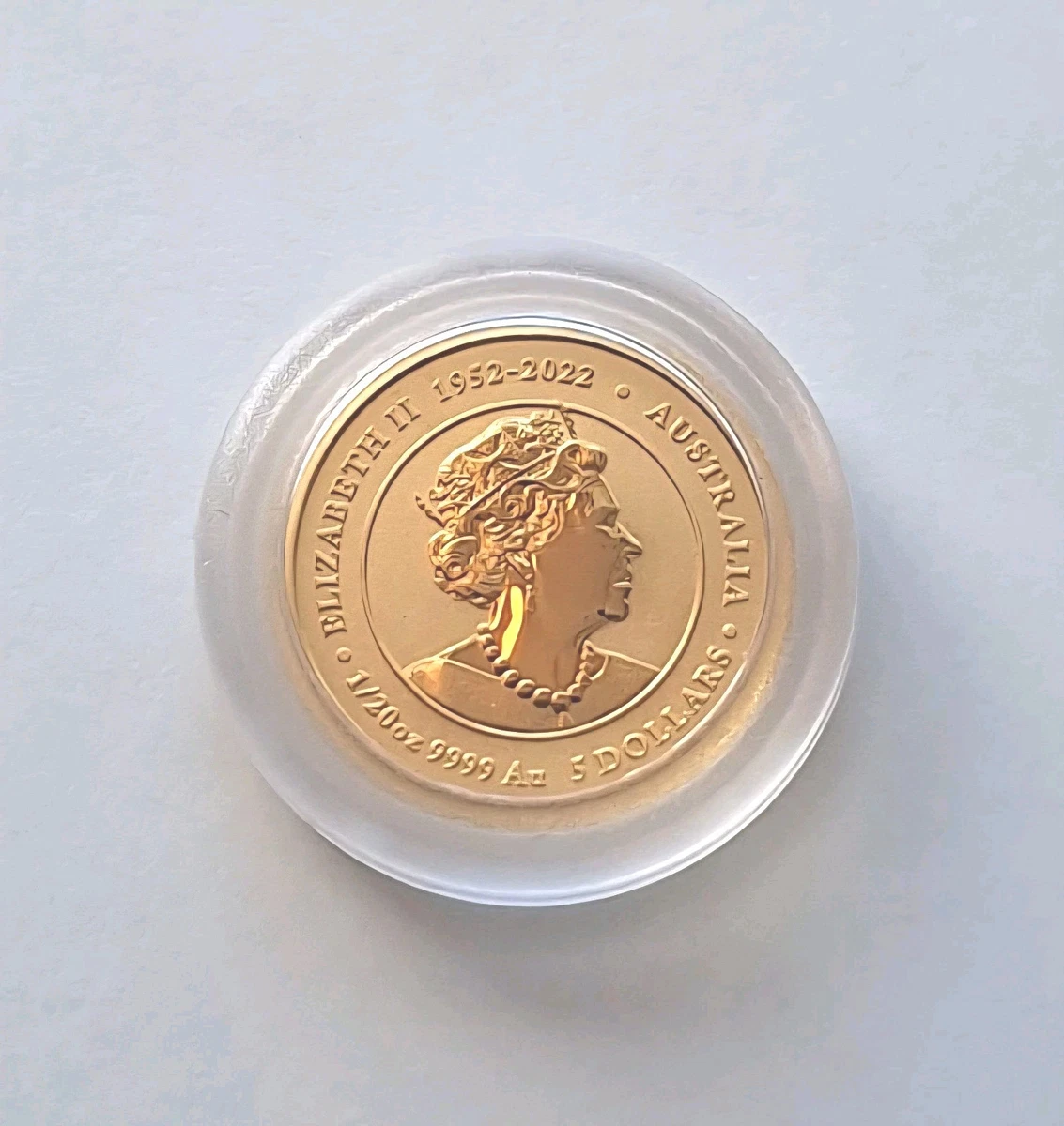 Australian Lunar 1/20 oz Precious Metal Content per Unit Gold