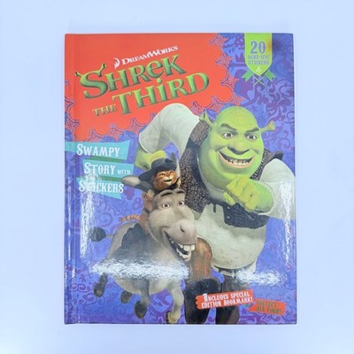 Shrek the Third Swampy Story with Stickers Hardcover First Edition 2007 Meredith