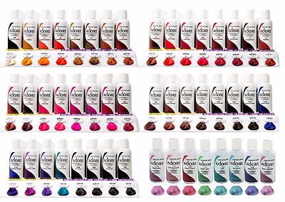 2X Adore Semi Permanent Haarfarbe / Haarfarbe Alkoholfrei 118ml UK Verkäufer
