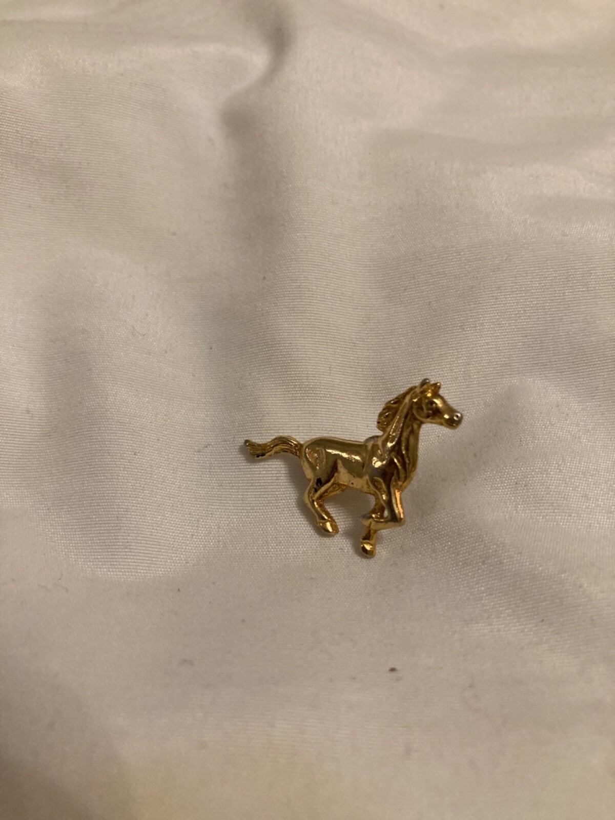 Vintage Little Horse Gold Tone Brooch Pin Modern Cost… Gem