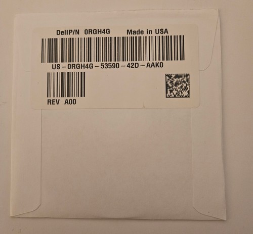 Brand New Dell Windows 8.1 Recovery Media 64-Bit OS DVD 0RGH4G RGH4G - Picture 2 of 2