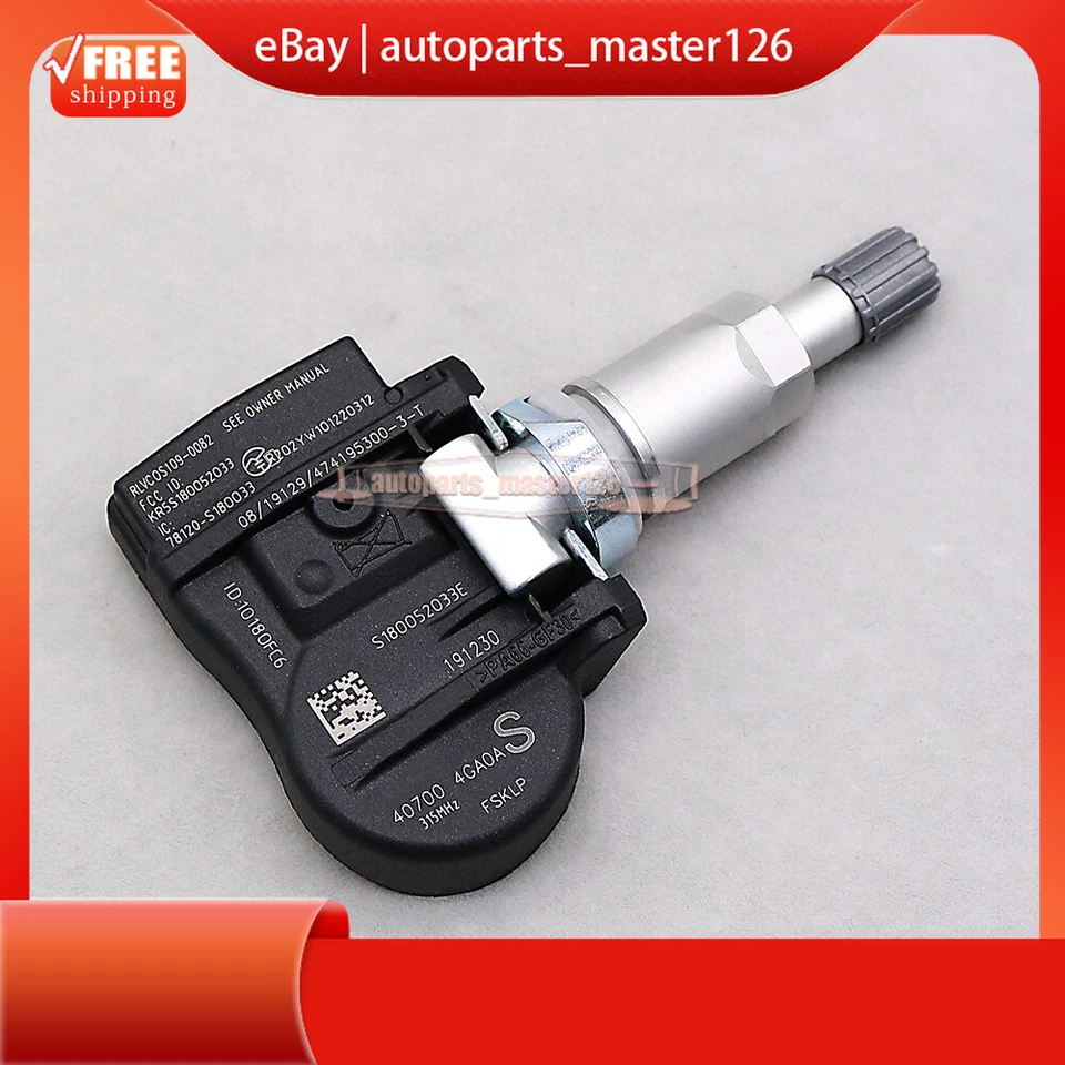 TPMS Tire Pressure Sensor 40700-4GA0A For 2014-2015 Infiniti Q50 3.5L 3.7L 4PCS - Image 4 of 4