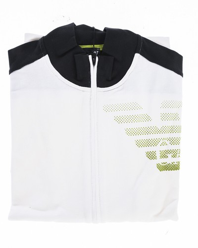 Emporio Armani Ea7 Sweatshirt Man White 6GPM14 PJ05Z 1100 Sz. XXL MAKE OFFER - Picture 2 of 11