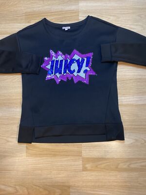 Blusa De Lentejuelas Para Mujer Juicy Couture Camiseta Manga Larga Talla L