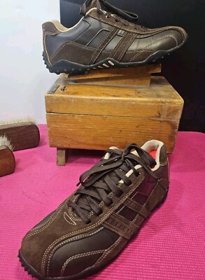 Perry Ellis America Casual Sneakers Shoes Mens Sz 10 US, Brown Leather  Suede