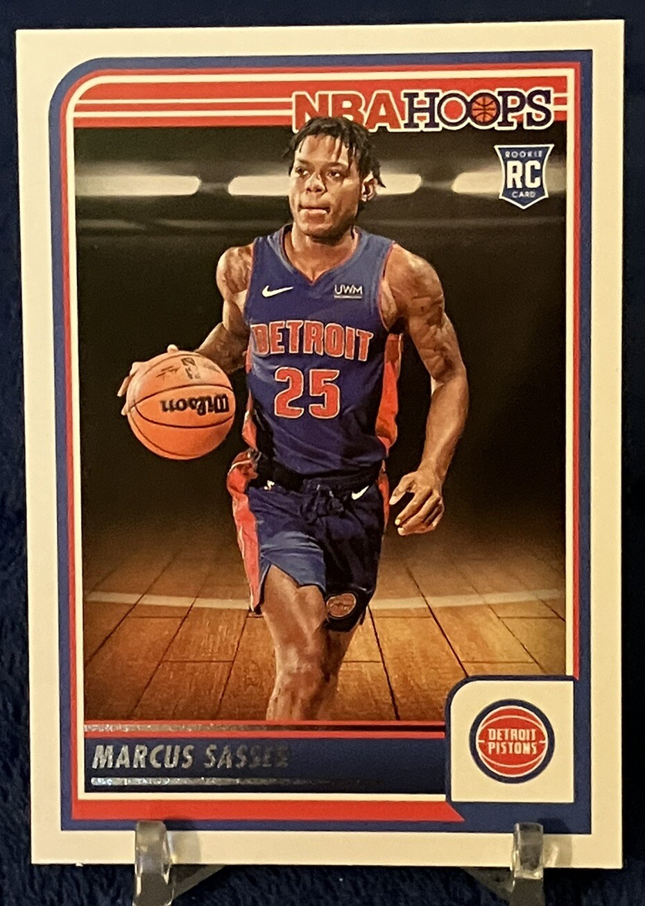 2023-24 Panini NBA Hoops Marcus Sasser RC Rookie Card #260 Detroit Pistons
