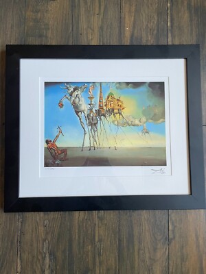 **SIGNED** Salvador Dali ''Temptations of St. Anthony'' #106/375 8.5x12 Giclee