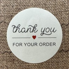50 THANK YOU    FOR YOUR ORDER Stickers Gift Stickers 1  