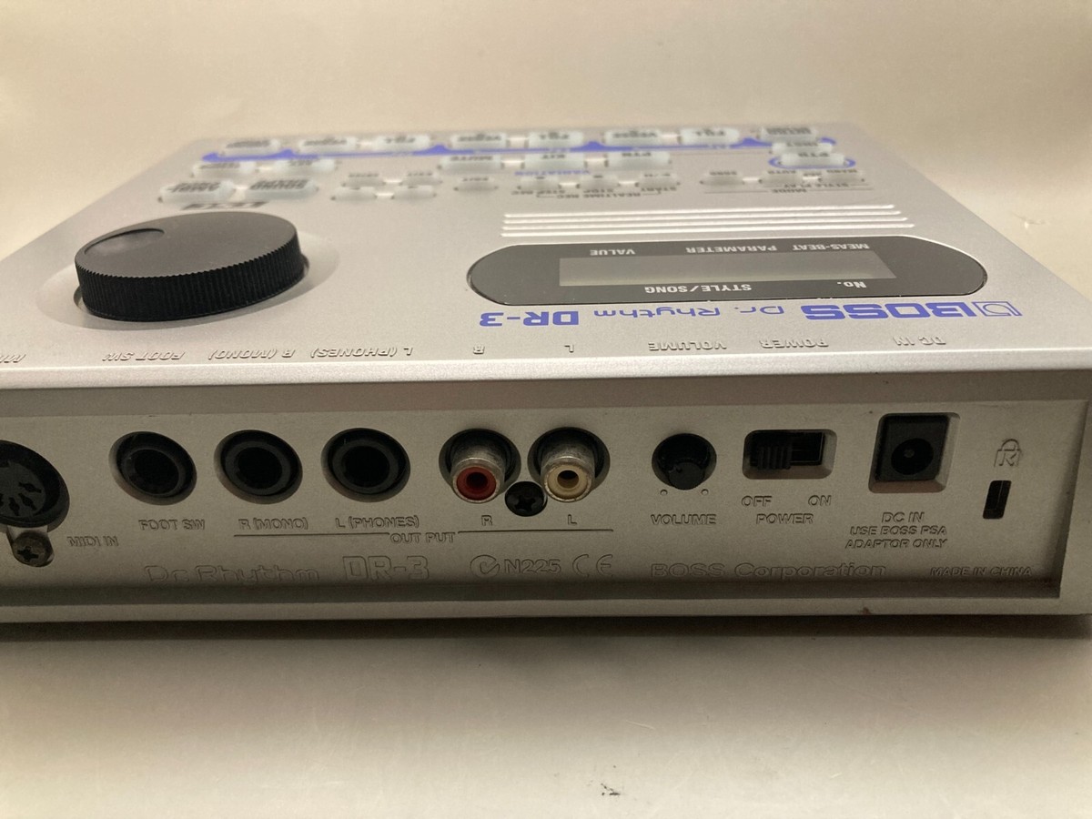 BOSS DR-3 Dr. Rhythm Drum Machine Tested Works from Japan | eBay