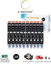 10 cartucce Canon PIXMA TS 5050 5053 9055 5051 5055 9050 6050 8051 6051 8050