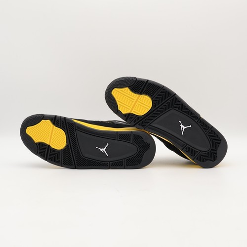 DH6927-017 Nike Air Jordan 4 Retro Thunder Lightning Black Tour Yellow Gold - Bild 6 von 10
