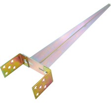 Einschlagh&uuml;lse Pfostentr&auml;ger 0-120 40-160 U-Einschlagh&uuml;lse L Bodenh&uuml;lse 750mm