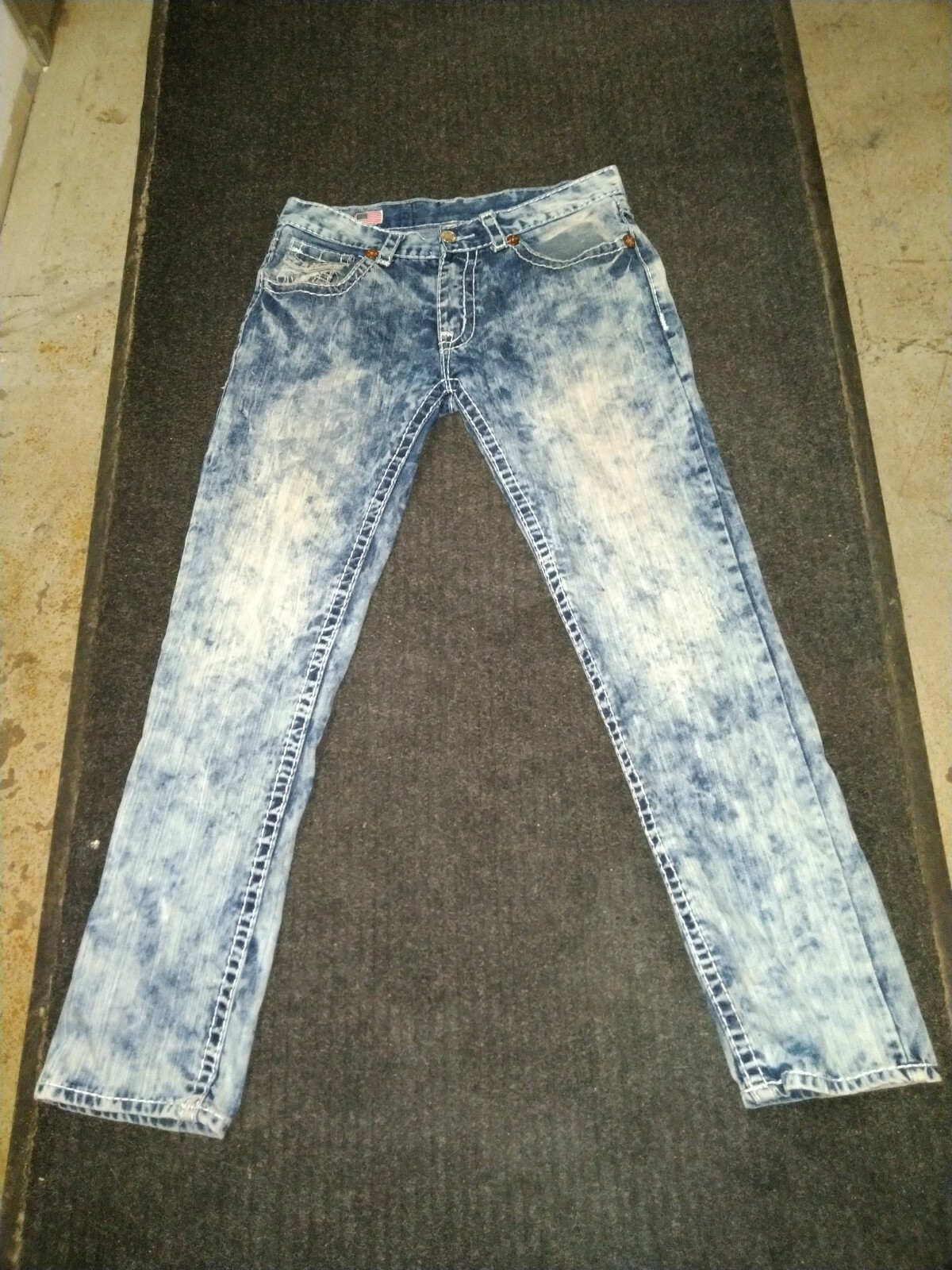 True Religion Joey Super T Distressed Jeans 34 x 34 image 2