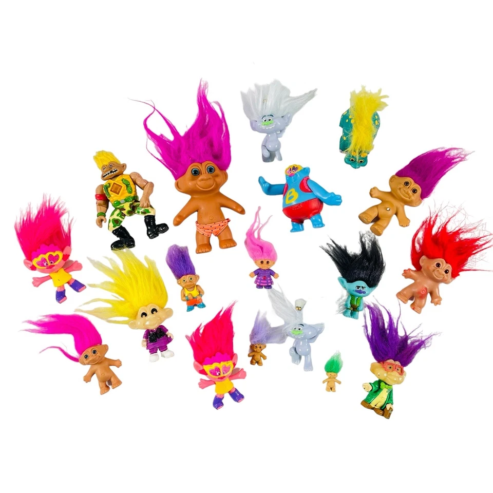 Lote de 18 Muñecas Troll Mixtas De Colección DAM Russ Imperial TNT DreamWorks Burger King Foto 2 de 4