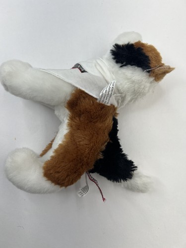 2 Purina Promo Plush Cats By Douglas Scatter The Grey Cat, Maps The Calico Cat - Picture 2 of 13