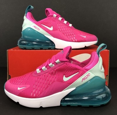 nike air max 270 teal and pink