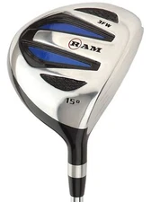 Defect Ram Golf EZ3 Mens Steel Wood Set, Mens Right Hand, Missing Driver