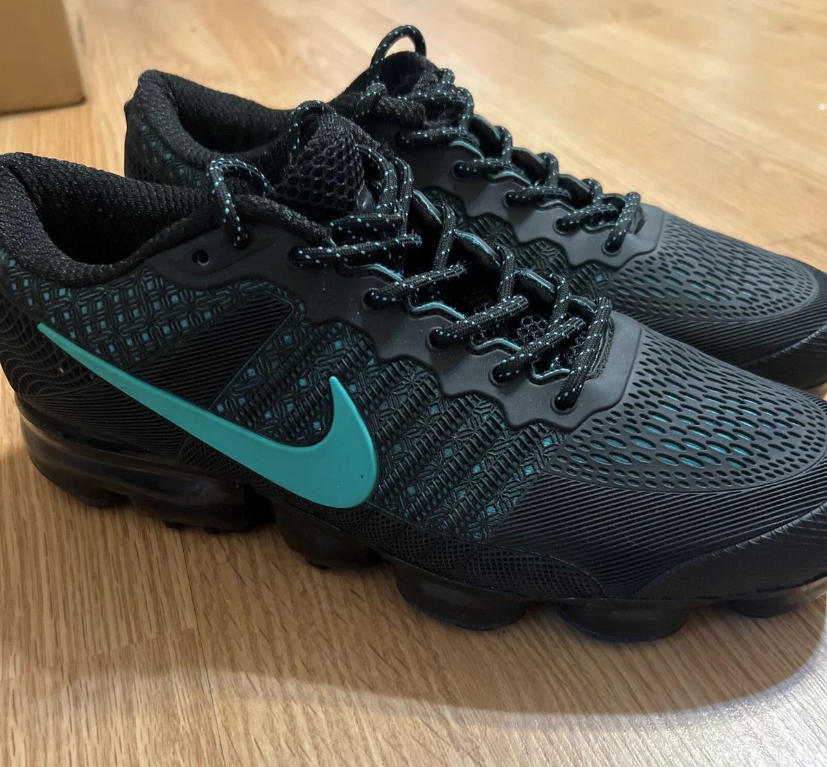 Nike Air Max 2018 Running Shoes KPU Men Black Green Stripe 849558-005 EUC |  eBay
