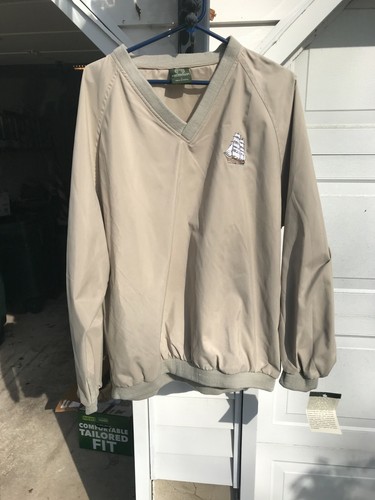 WeatherProof Garment Company Men's Long Sleeved Pullover Shirt Sailboat  Large