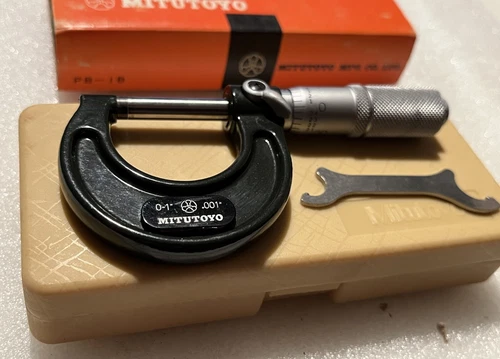 202-202 Mitutoyo Micrometer 0.001" Friction Thimble, Lock, New