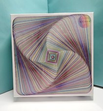 NEW  Bgraamiens Jigsaw Puzzle-Twisted 3D Colorful Squares- 1000 Pieces