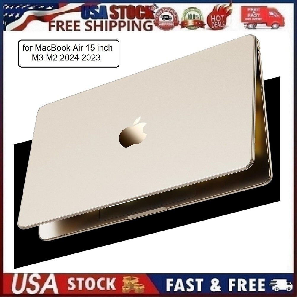 Official Starlight for MacBook Air 15in Case M3 M2 2024 2023