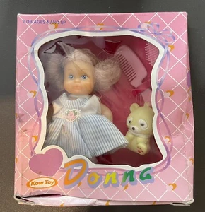 Vintage Donna Doll Set - Kow Toy #K645 - New in Box / Unopened - Yellow Bear GO2