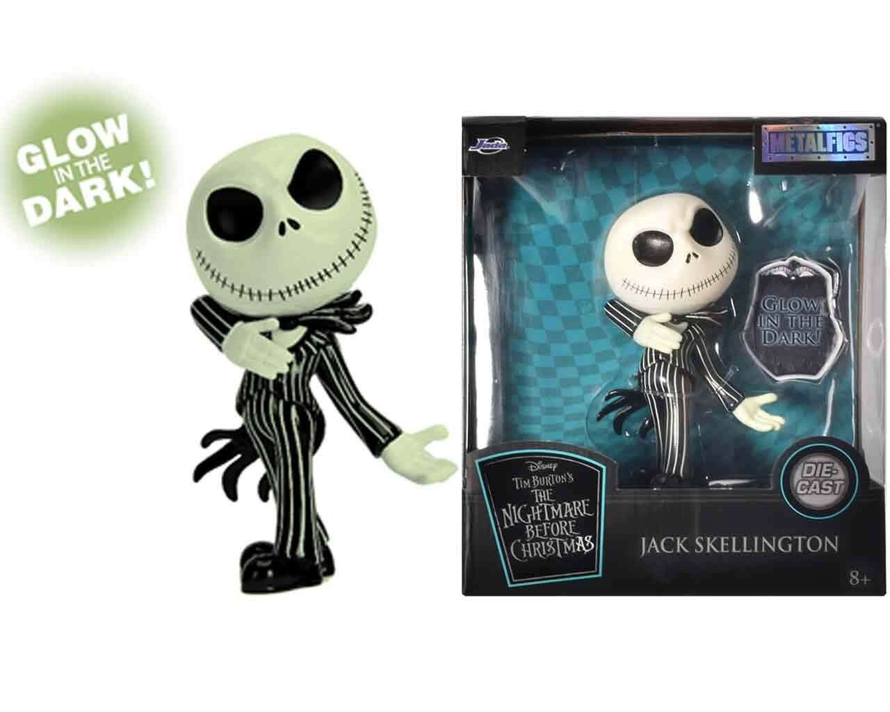 Nightmare Before Christmas: Jack Skellington - Glow IN Dark Metallo Figura Jad