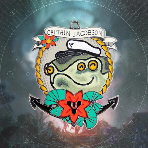 Destiny 2 Captain Jacobson Frog Pin Bungie Rewards - Brand