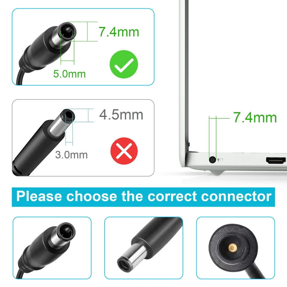 für Dell Latitude E7470 E7450 E7440 E5470 Laptop Netzteil Ladegerät Ladekabel  - Bild 2 von 4