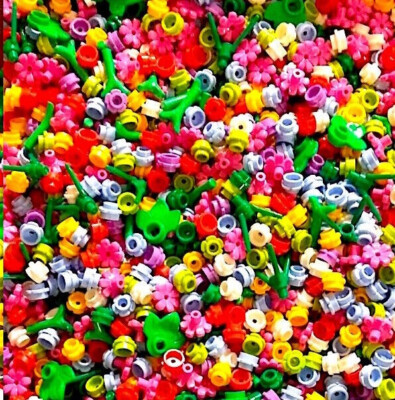 ☀️NEW 250x Lego Assorted Flowers Plant Stems Leaves Tree