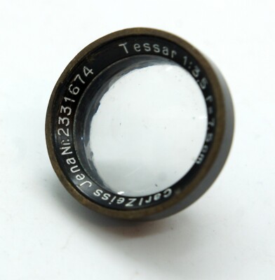 Carl Zeiss Jena Tessar 7.5 cm F3.5 Front lens cell | eBay