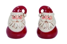 Transpac - Johanna Parker - Nostalgic Santa Salt & Pepper Set - Y5493