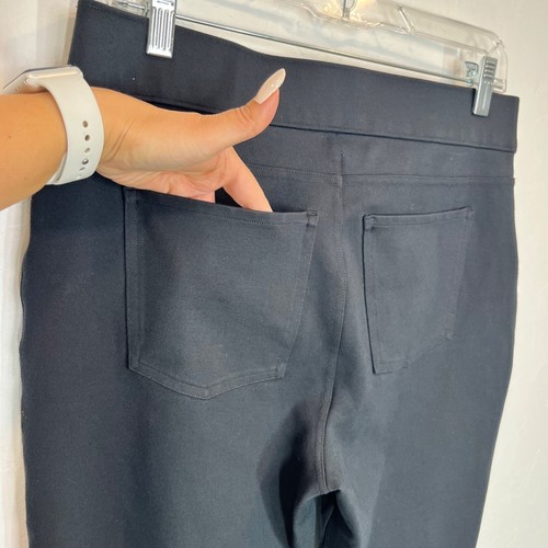 Spanx the Perfect Ankle Black Pants Size XL Stretchy Pull On pockets 20202R - Picture 9 of 10