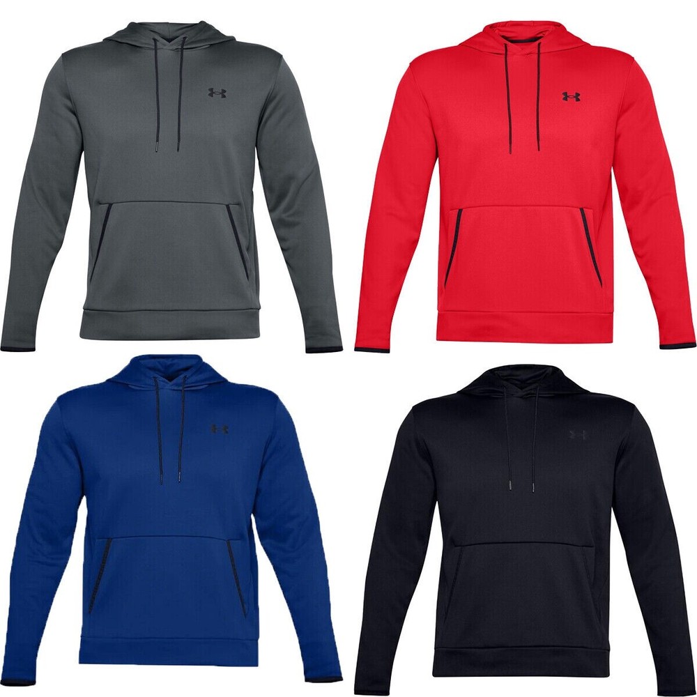 Under Armour UA Mens Hoodie Sweatshirt Logo Pullover Jacket 1357087 Fleece