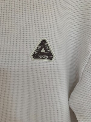 Palace long sleeve waffle top M white | eBay UK