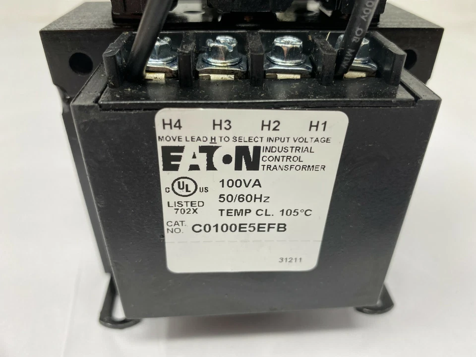Cutler-Hammer Eaton C0100E5EFB Control Transformer 100VA P-208/230/460V S-24/115 - Image 4 of 4