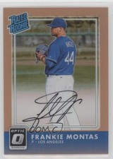 2016 Panini Donruss Optic Rated Rookies Orange 40/99 Frankie Montas Auto 0q1p