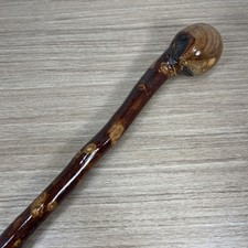 Vintage Antique Original Burl Knob Thorn Wood Swagger Walking Stick Cane 33  