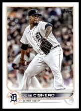 2022 Topps Update Jose Cisnero Detroit Tigers #US31