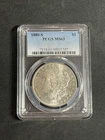 1880-S MORGAN SILVER DOLLAR $1 PCGS MS63 PRE-33 (BLAST WHITE)